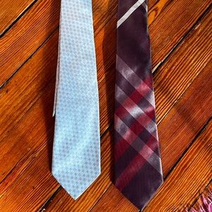 2-Set: Men’s Vintage Burberry Ties